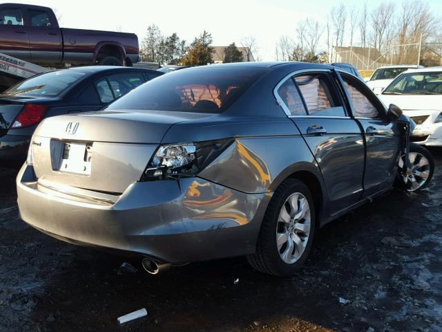 1HGCP26779A066921 - 2009 HONDA ACCORD EX GRAY photo 4