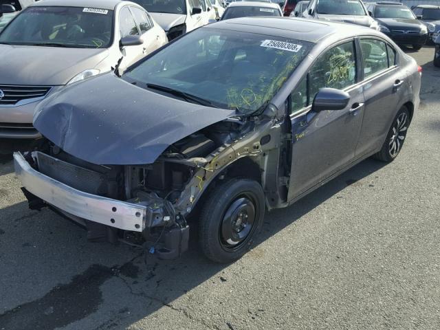 2HGFB2F91FH534992 - 2015 HONDA CIVIC EXL 石墨色 照片 2