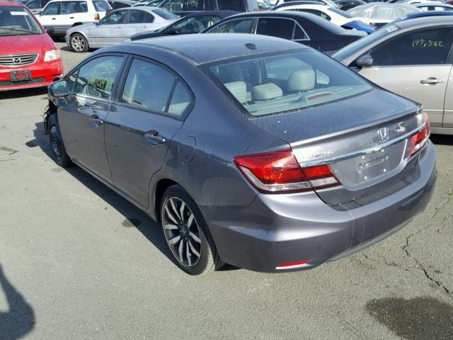 2HGFB2F91FH534992 - 2015 HONDA CIVIC EXL 石墨色 照片 3