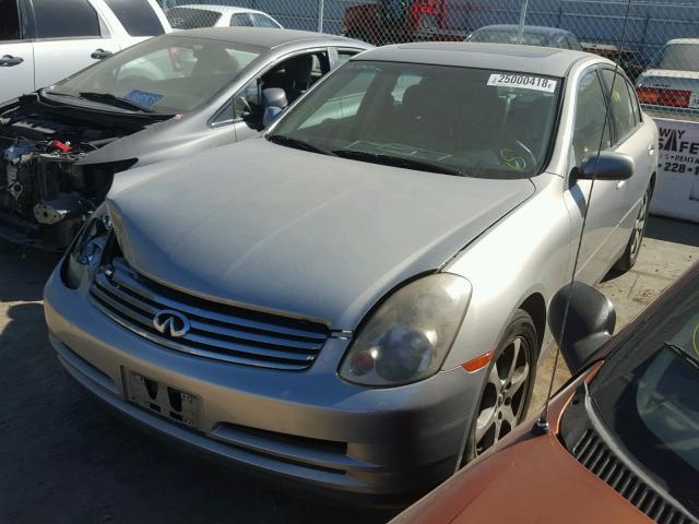 JNKCV51E54M113865 - 2004 INFINITI G35 SILVER photo 2