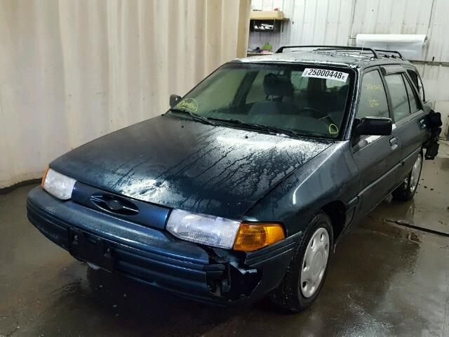 3FASP15J8SR197875 - 1995 FORD ESCORT LX BLUE photo 2