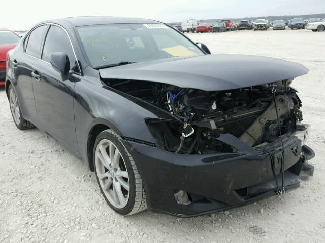 JTHBK262072036372 - 2007 LEXUS IS 250 BLACK photo 1