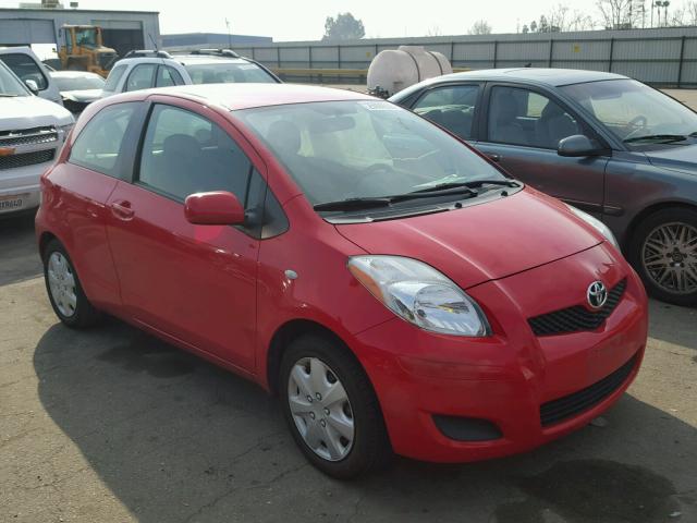 JTDJT903495226648 - 2009 TOYOTA YARIS RED photo 1