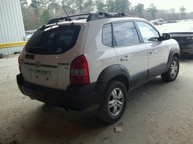 KM8JN12D26U412560 - 2006 HYUNDAI TUCSON GLS WHITE photo 4