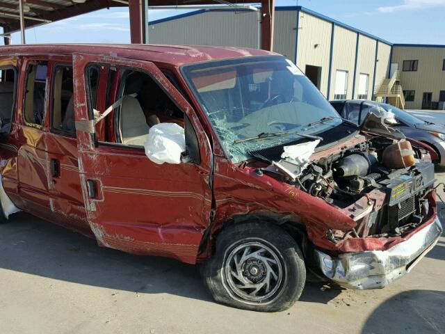 1FDRE14W0YHC05372 - 2000 FORD ECONOLINE TWO TONE photo 9