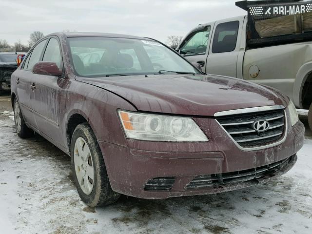 5NPET46C39H445838 - 2009 HYUNDAI SONATA GLS BURGUNDY photo 1