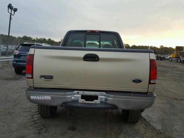 2FTRX18L3YCA42741 - 2000 FORD F150 GOLD photo 9