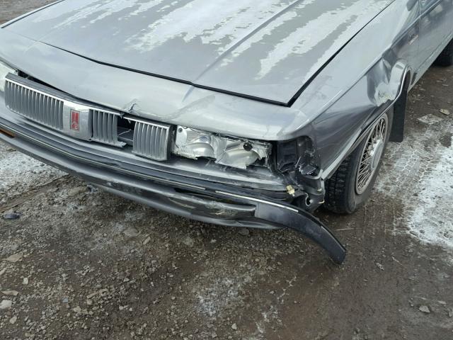 1G3AJ51N3KG331853 - 1989 OLDSMOBILE CUTLASS CI GRAY photo 9