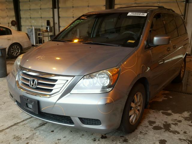 5FNRL38458B047450 - 2008 HONDA ODYSSEY EX SILVER photo 2