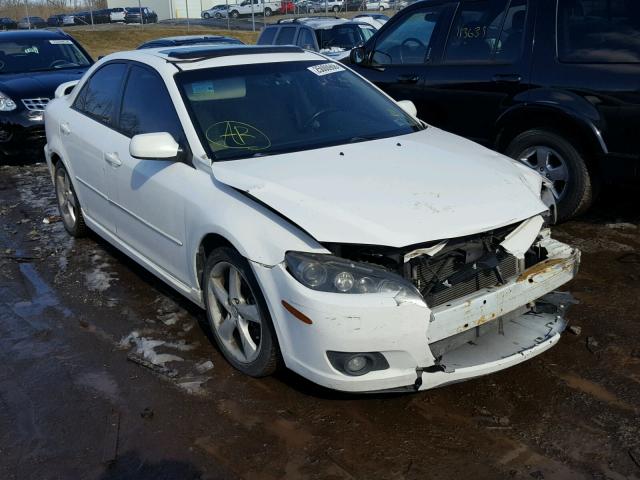 1YVHP80C565M53687 - 2006 MAZDA 6 I WHITE photo 1