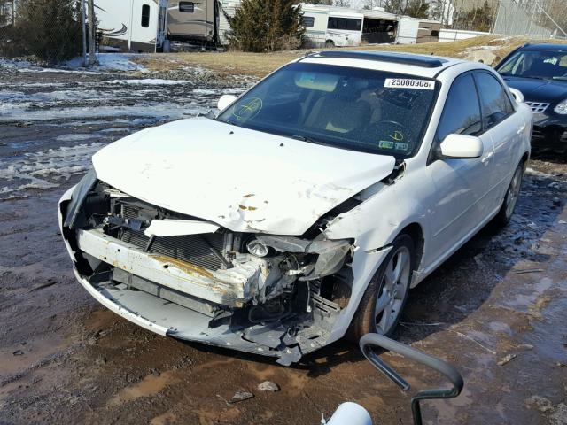 1YVHP80C565M53687 - 2006 MAZDA 6 I WHITE photo 2