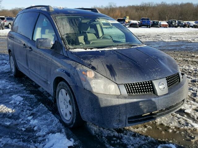 5N1BV28UX6N107934 - 2006 NISSAN QUEST S BLUE photo 1