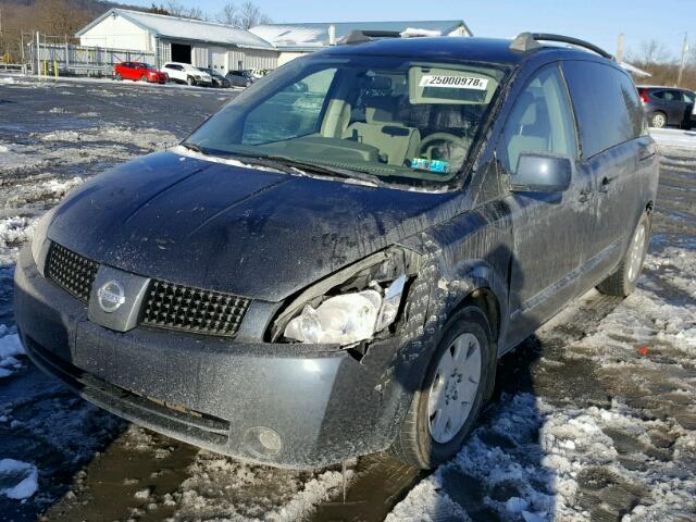 5N1BV28UX6N107934 - 2006 NISSAN QUEST S BLUE photo 2