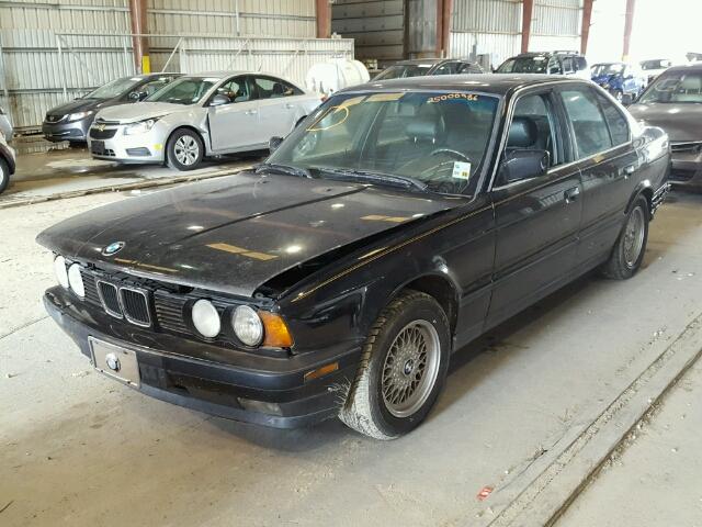 WBAHD2311MBF70123 - 1991 BMW 535 I AUTO BLACK photo 2