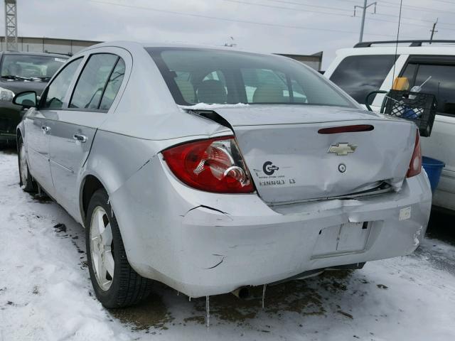 1G1AZ52F757651058 - 2005 CHEVROLET COBALT LT SILVER photo 3