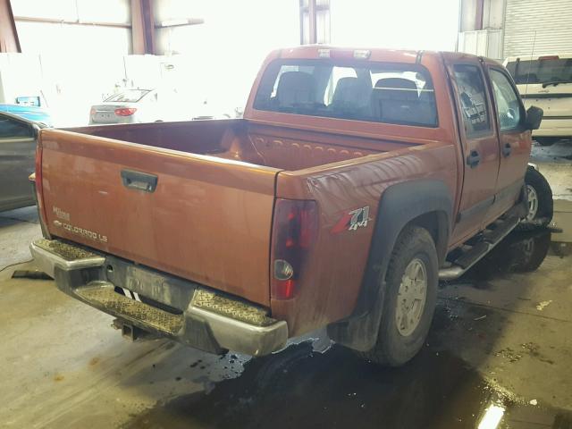 1GCDT136148188713 - 2004 CHEVROLET COLORADO ORANGE photo 4