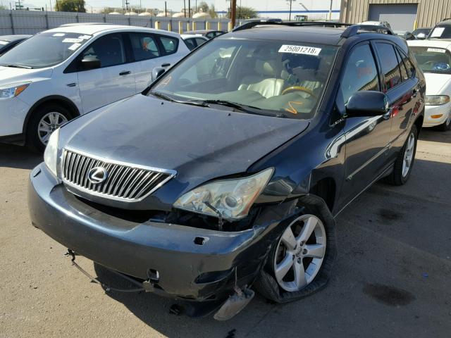 JTJHA31U740026858 - 2004 LEXUS RX 330 BLUE photo 2