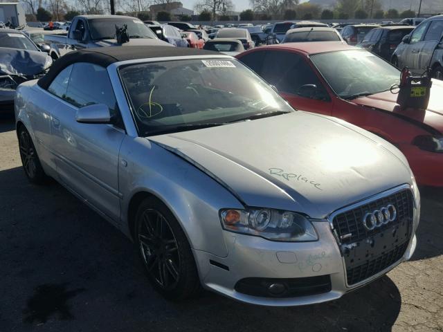 WAUAF48H59K009750 - 2009 AUDI A4 2.0T CA SILVER photo 1