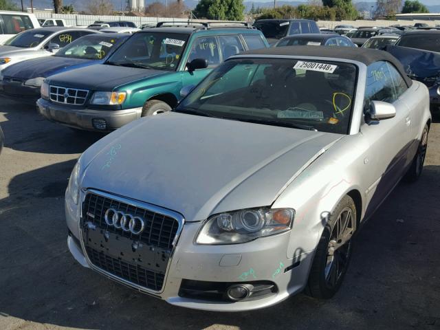 WAUAF48H59K009750 - 2009 AUDI A4 2.0T CA SILVER photo 2