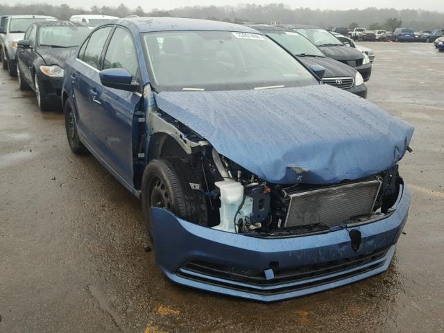 3VW2B7AJXHM256025 - 2017 VOLKSWAGEN JETTA S 蓝色 照片 1