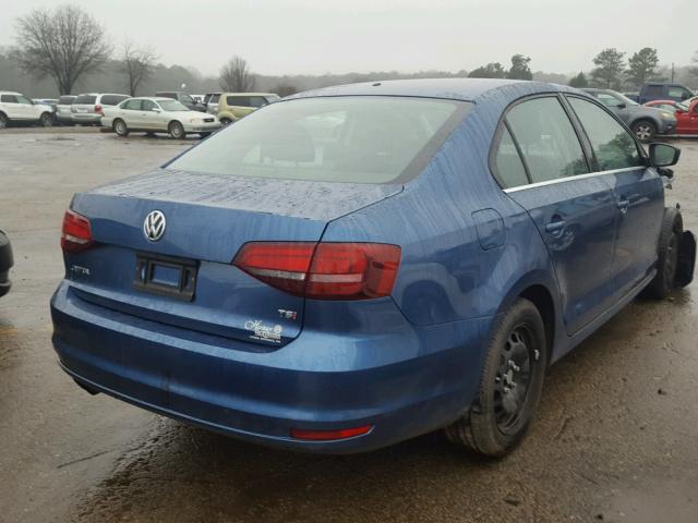 3VW2B7AJXHM256025 - 2017 VOLKSWAGEN JETTA S 蓝色 照片 4