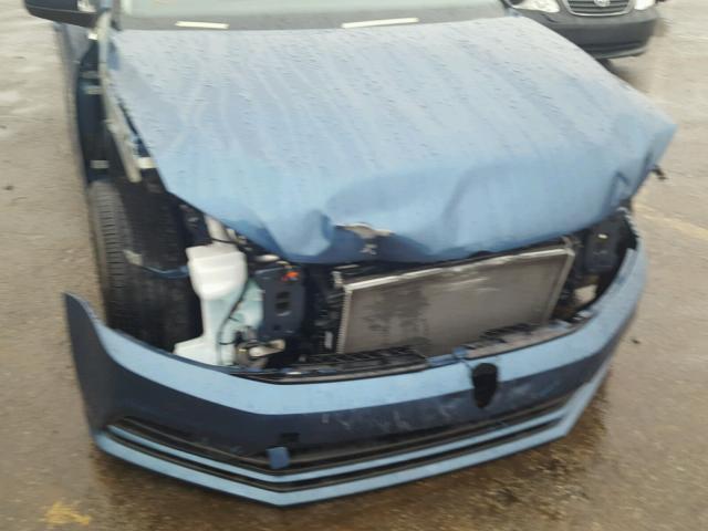 3VW2B7AJXHM256025 - 2017 VOLKSWAGEN JETTA S 蓝色 照片 9