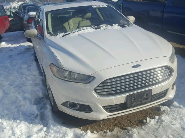 3FA6P0HR4DR339249 - 2013 FORD FUSION SE WHITE photo 1