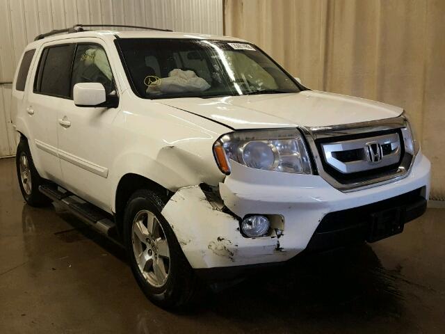 5FNYF48409B012499 - 2009 HONDA PILOT EX WHITE photo 1