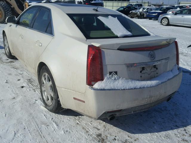 1G6DS57V680156178 - 2008 CADILLAC CTS HI FEA WHITE photo 3