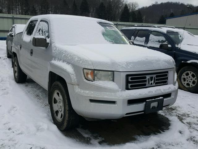 2HJYK162X6H574617 - 2006 HONDA RIDGELINE SILVER photo 1