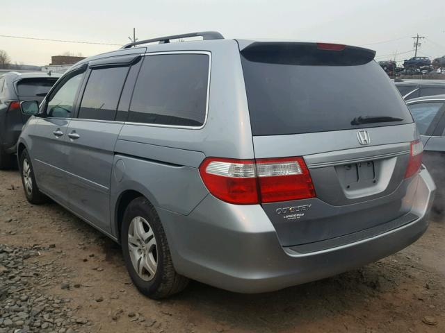 5FNRL38676B099113 - 2006 HONDA ODYSSEY EX SILVER photo 3