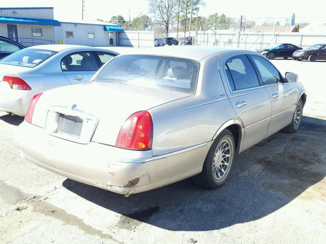 1LNHM82W01Y653367 - 2001 LINCOLN TOWN CAR S TAN photo 4