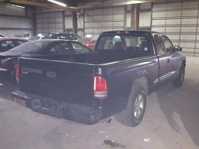 1B7GL32X42S598618 - 2002 DODGE DAKOTA SPO BLACK photo 4