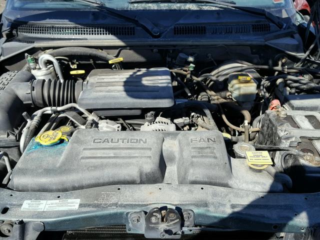 1B7GG2AN2YS760446 - 2000 DODGE DAKOTA QUA GREEN photo 7