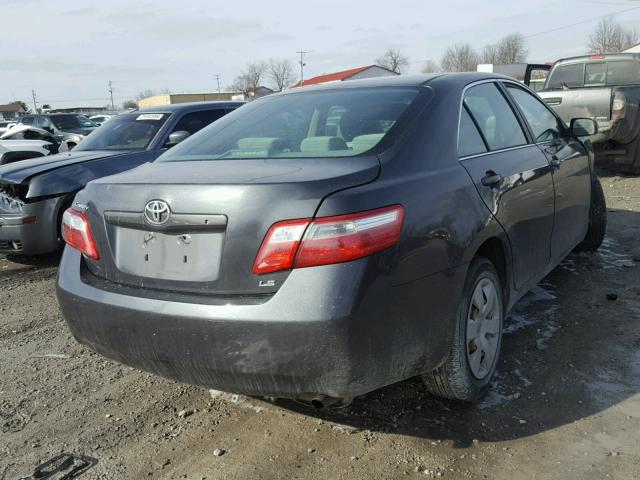 4T1BE46KX8U766618 - 2008 TOYOTA CAMRY CE CHARCOAL photo 4