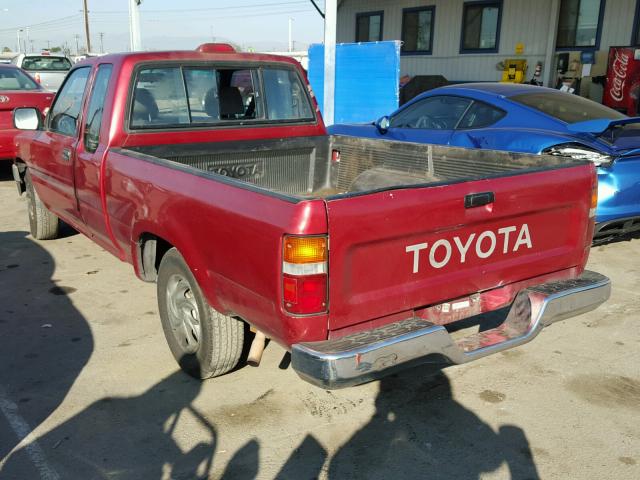 4TARN93PXSZ319194 - 1995 TOYOTA PICKUP 1/2 RED photo 3