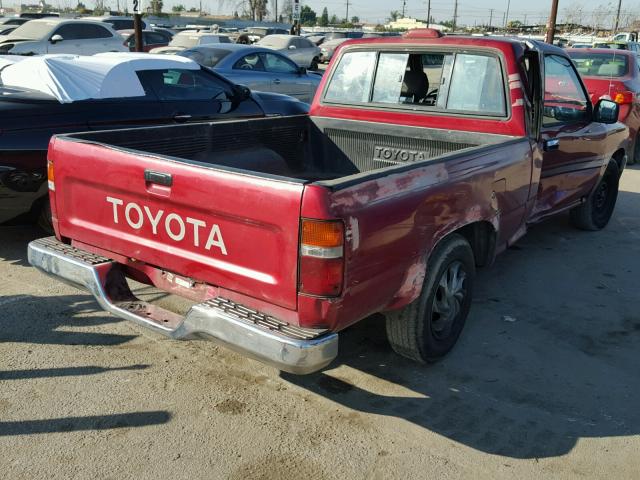 4TARN93PXSZ319194 - 1995 TOYOTA PICKUP 1/2 RED photo 4