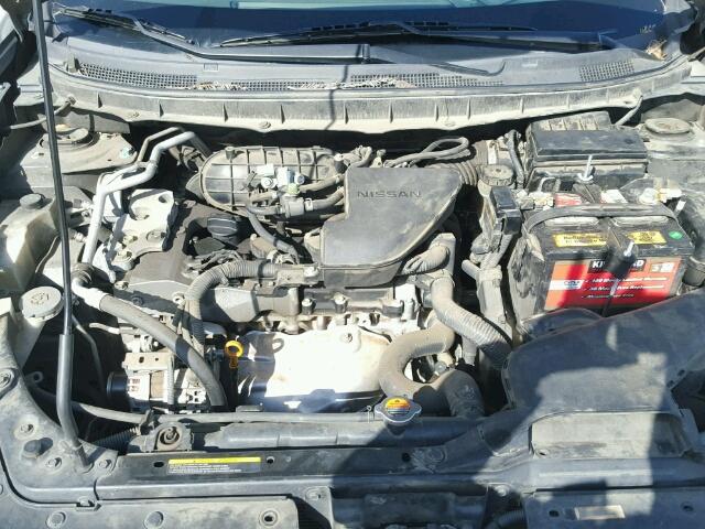 JN8AS58V18W108118 - 2008 NISSAN ROGUE S BLACK photo 7