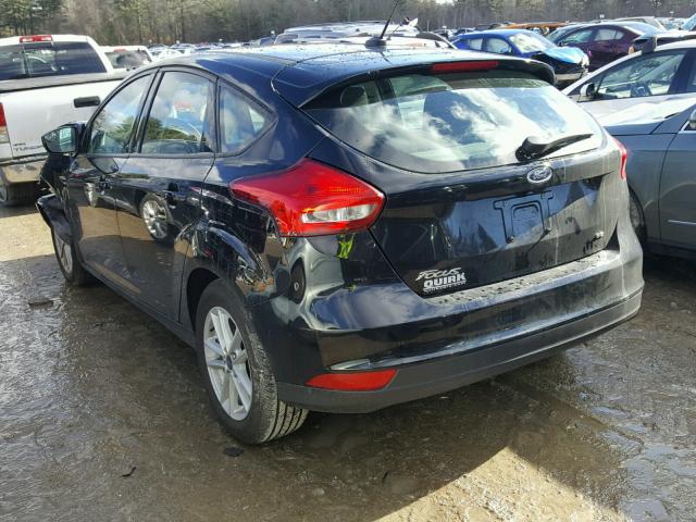 1FADP3K20JL237574 - 2018 FORD FOCUS SE BLACK photo 3