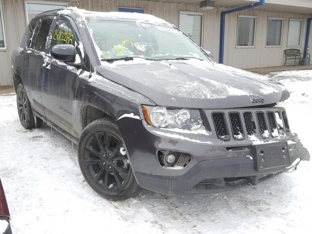 1C4NJCBA3ED790355 - 2014 JEEP COMPASS SP GRAY photo 1