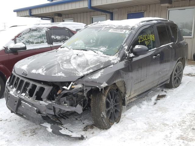 1C4NJCBA3ED790355 - 2014 JEEP COMPASS SP GRAY photo 2