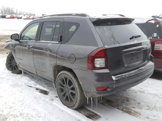 1C4NJCBA3ED790355 - 2014 JEEP COMPASS SP GRAY photo 3