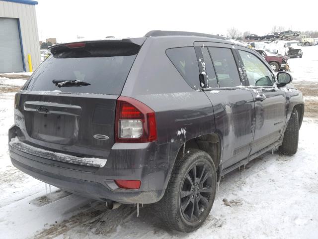1C4NJCBA3ED790355 - 2014 JEEP COMPASS SP GRAY photo 4