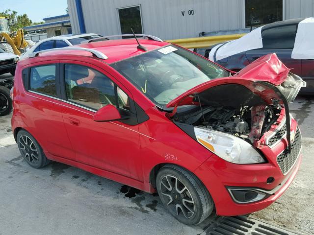 KL8CF6S99DC606078 - 2013 CHEVROLET SPARK 2LT RED photo 1