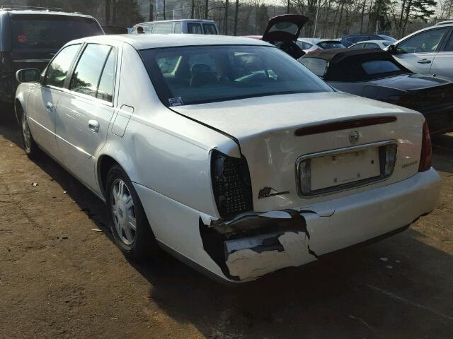 1G6KD54Y63U133226 - 2003 CADILLAC DEVILLE WHITE photo 3