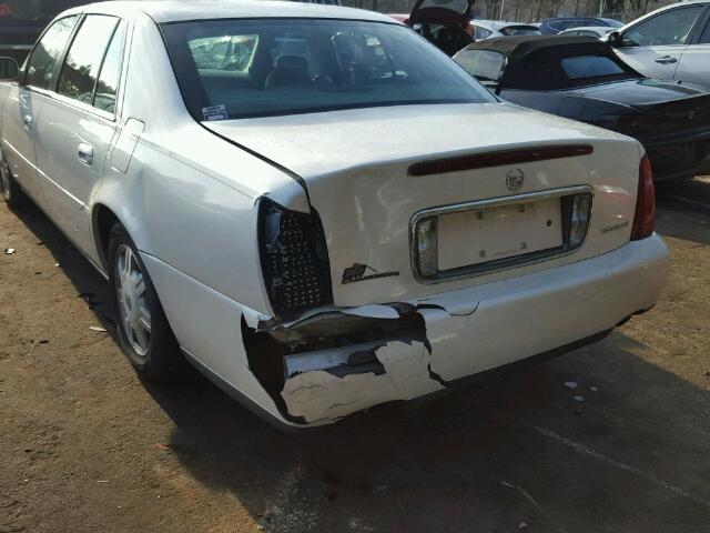 1G6KD54Y63U133226 - 2003 CADILLAC DEVILLE WHITE photo 9