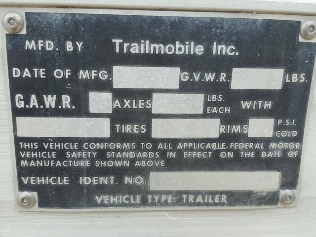 1PT01JAH8V9005005 - 1997 TRLM TRAILER WHITE photo 10