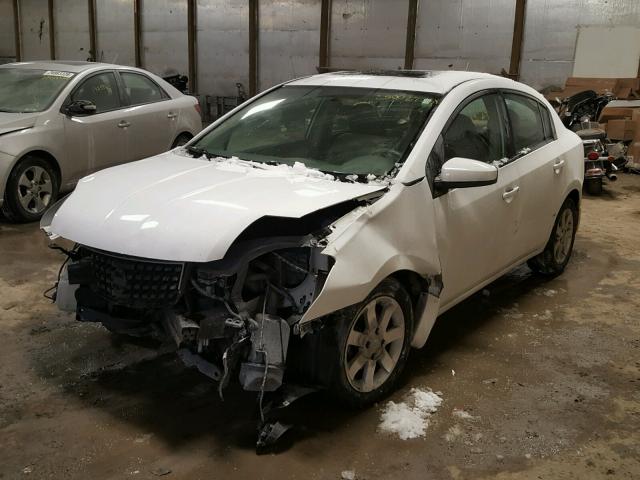 3N1AB61E18L707704 - 2008 NISSAN SENTRA 2.0 WHITE photo 2