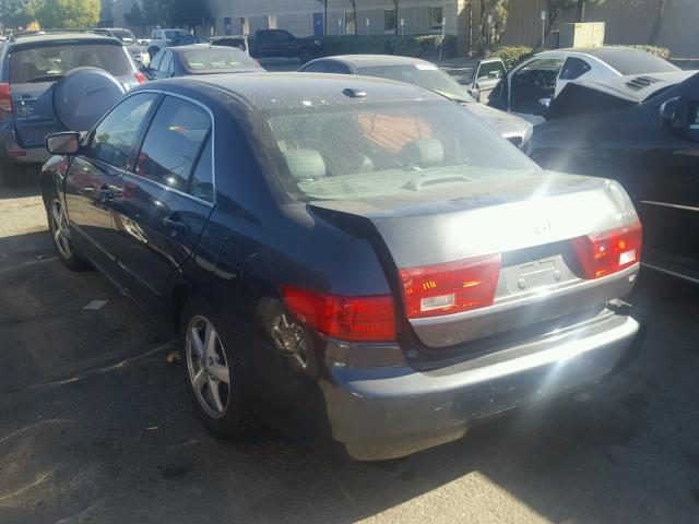 1HGCM56855A066834 - 2005 HONDA ACCORD EX CHARCOAL photo 3