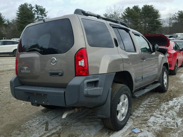 5N1AN08WX6C551991 - 2006 NISSAN XTERRA OFF TAN photo 4